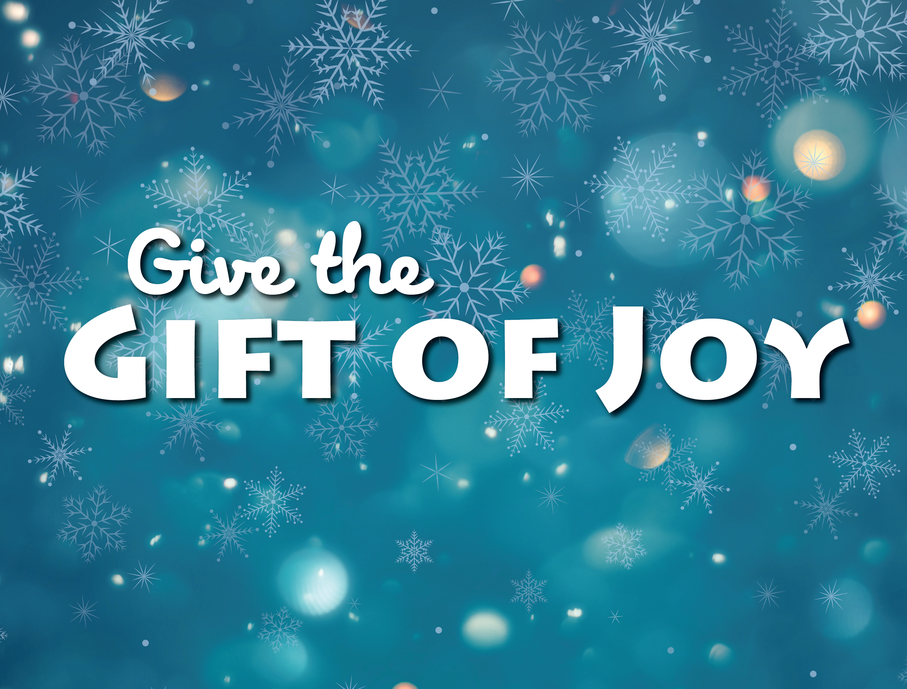 Click to read article: Give the Gift of Joy'